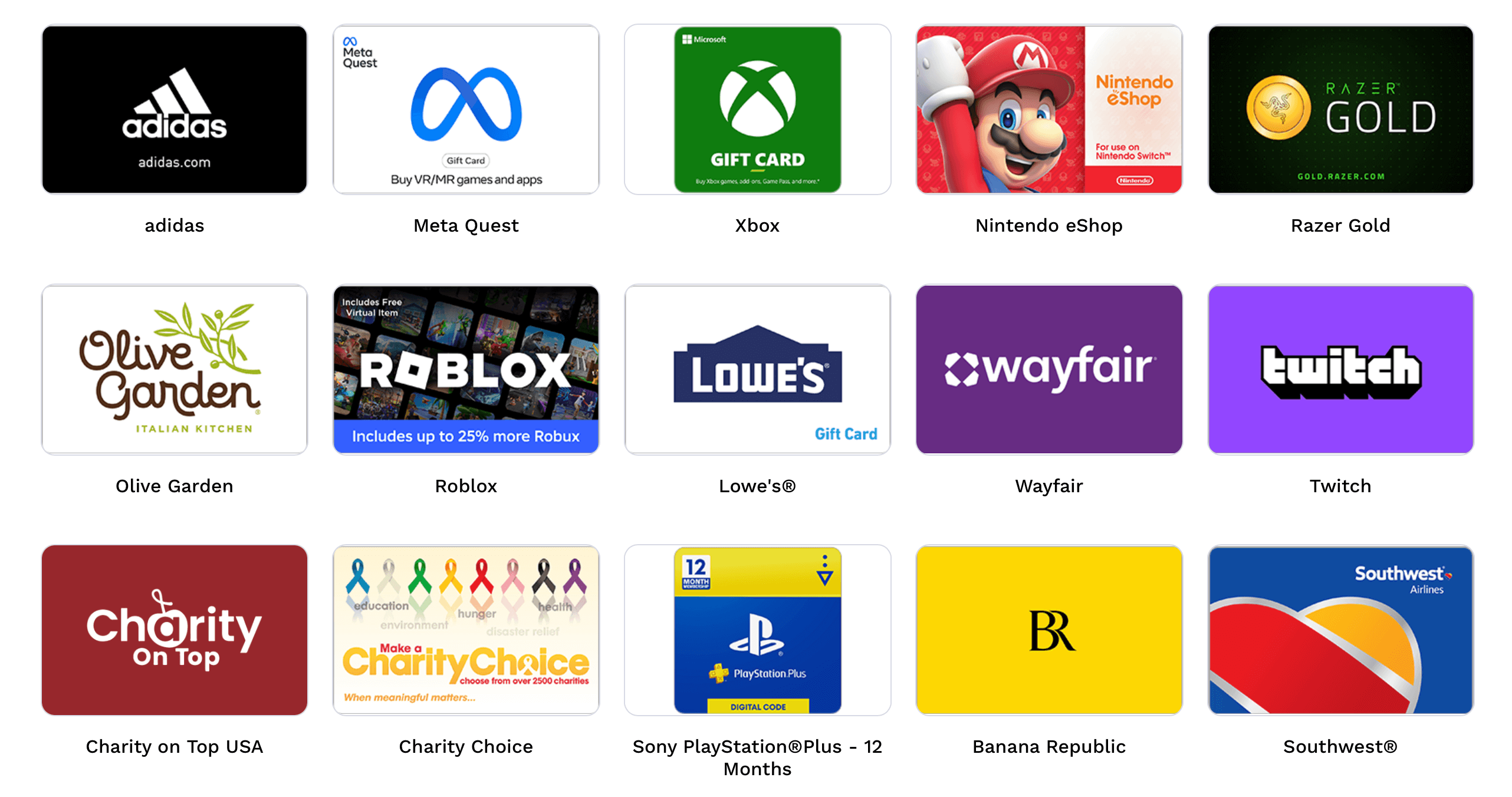 Néhány ajándékkártya-ajánlat a Toastytól