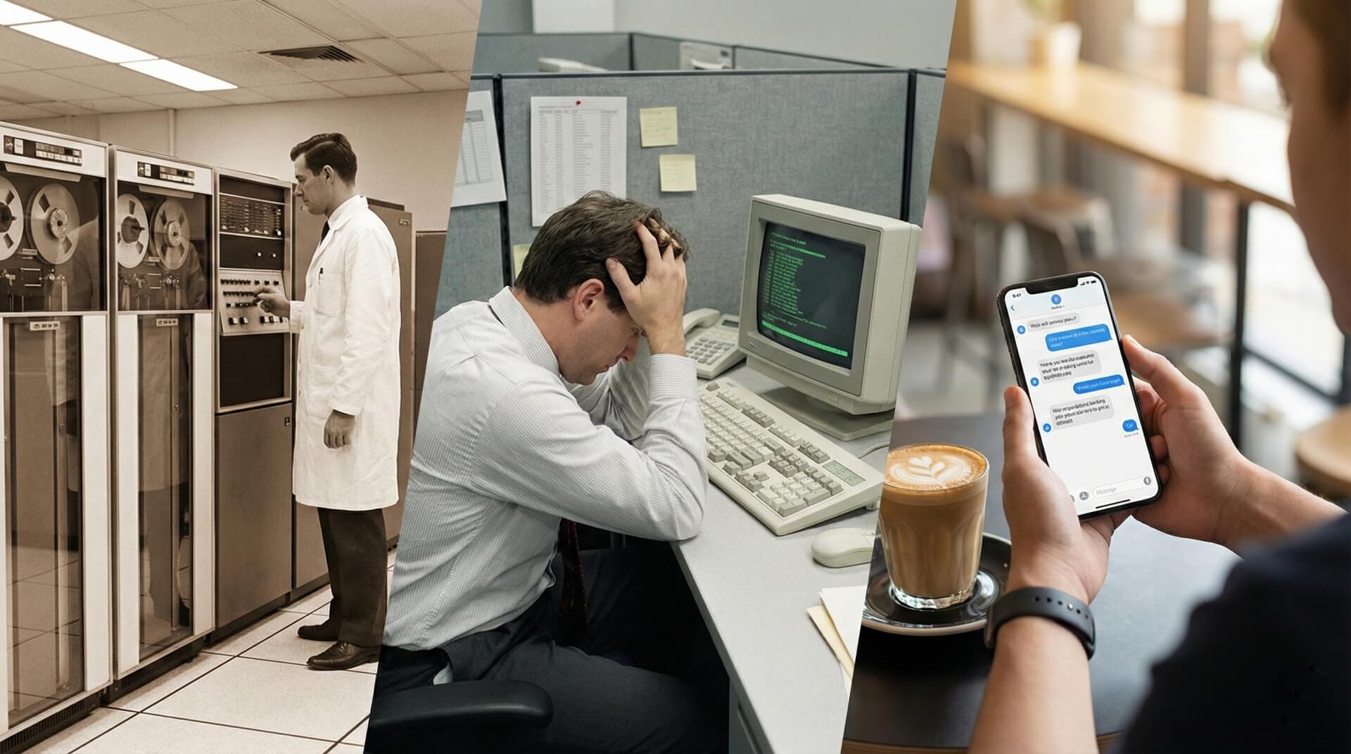 Az ember-számítógép interakció három korszaka a digitális banki UX-ben