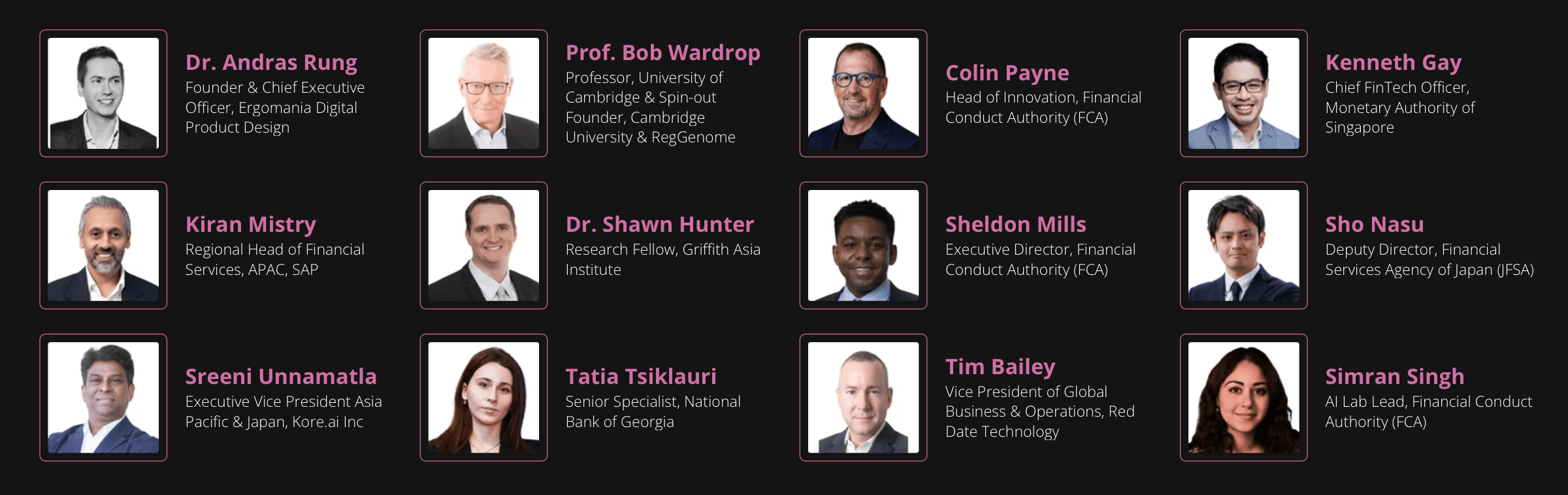 A kerekasztal résztvevői